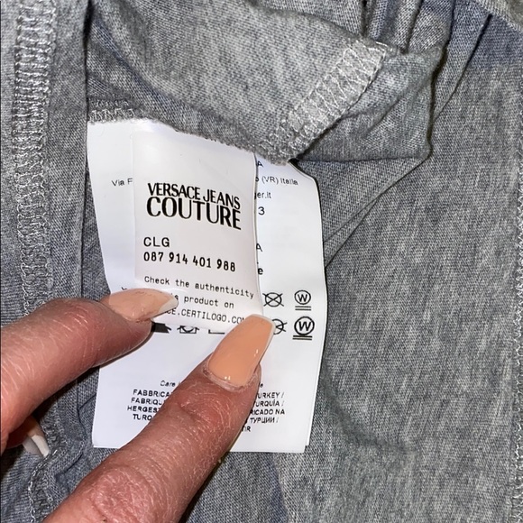 Versace gray t shirt - Picture 4 of 4